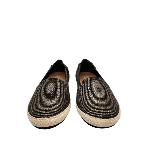 Fitflop Women\'s Siren Glitter Stripe Espadrille Shoes - 9